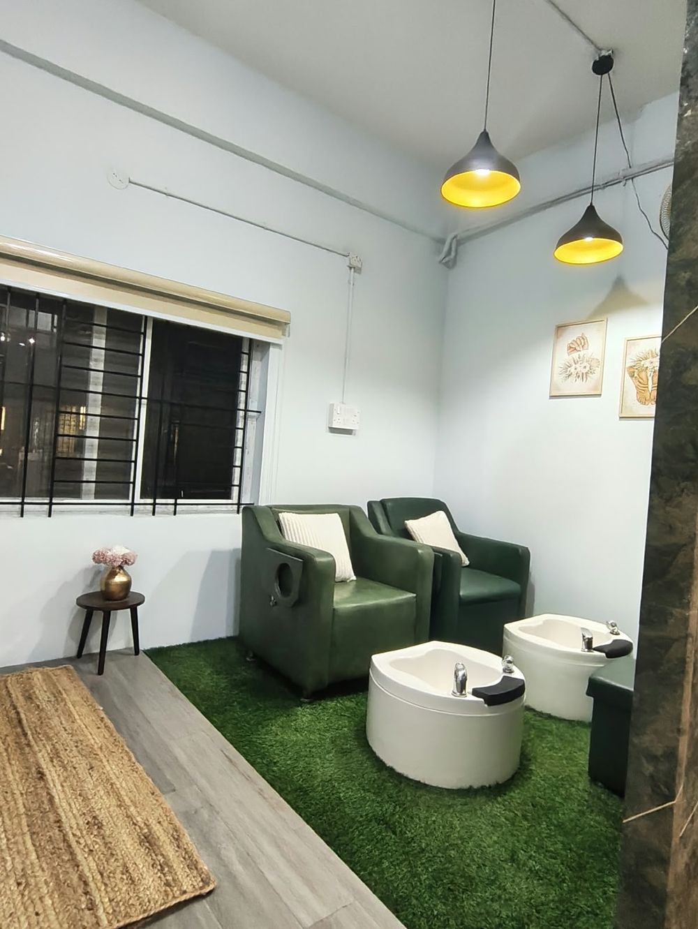 The pedicure corner